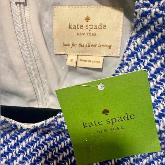 Kate Spade California Dreaming Cold Shoulder Tweed Dress - Picture 5 of 6